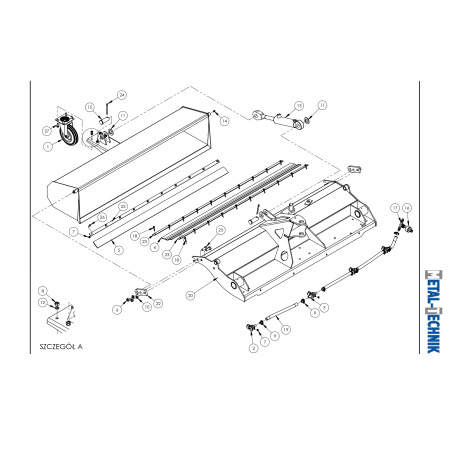 Części zamienne - Zamiatarka MTS